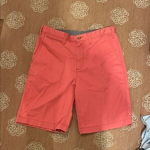 Polo Ralph Lauren Men's Salmon Flat Front Shorts